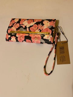New Steve Madden Floral Wristlet Wallet