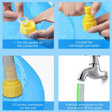 New Pet Sprinkler, Inflatable Swimming Pool for Kid and Pet Fun!